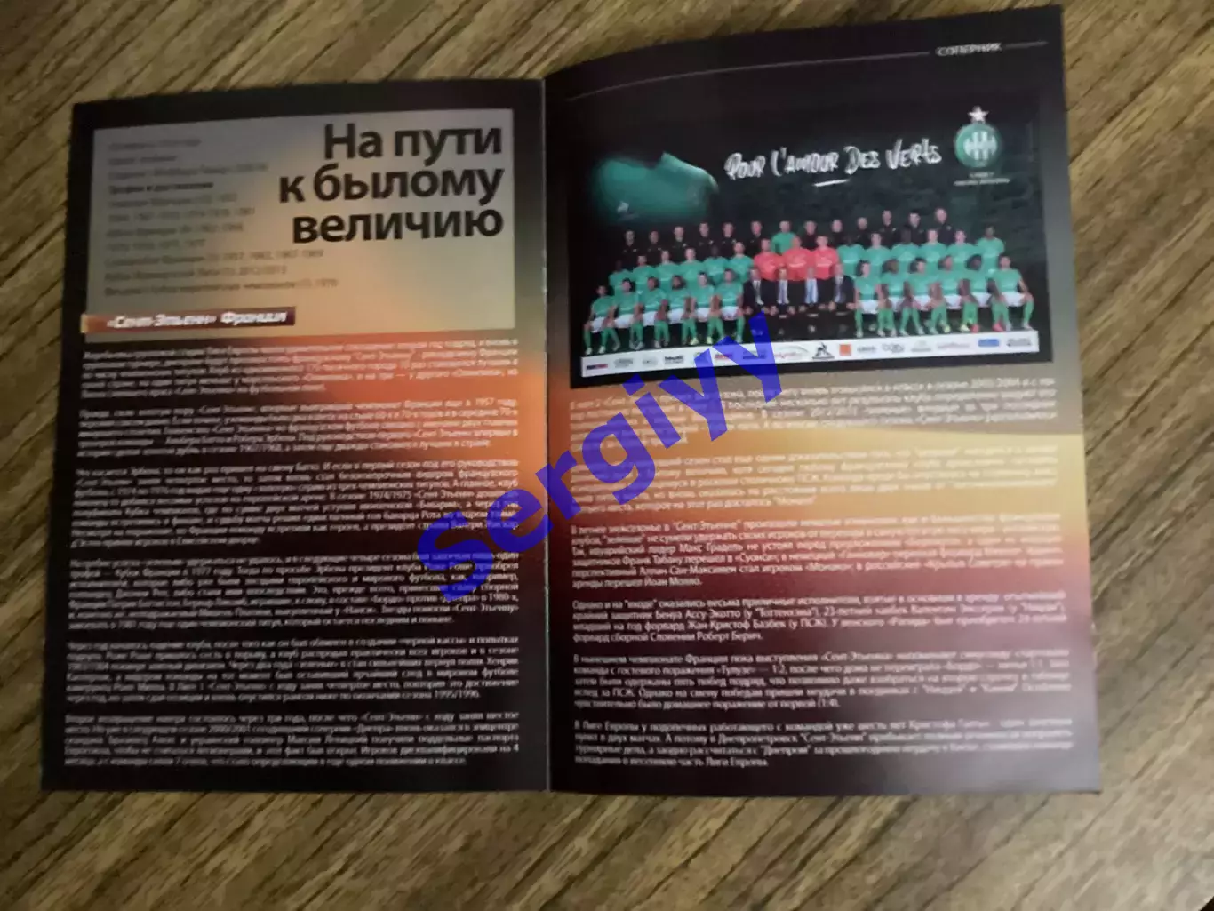 Дніпро Дніпропетровськ - Сент- Етьєн Франція 2015 3