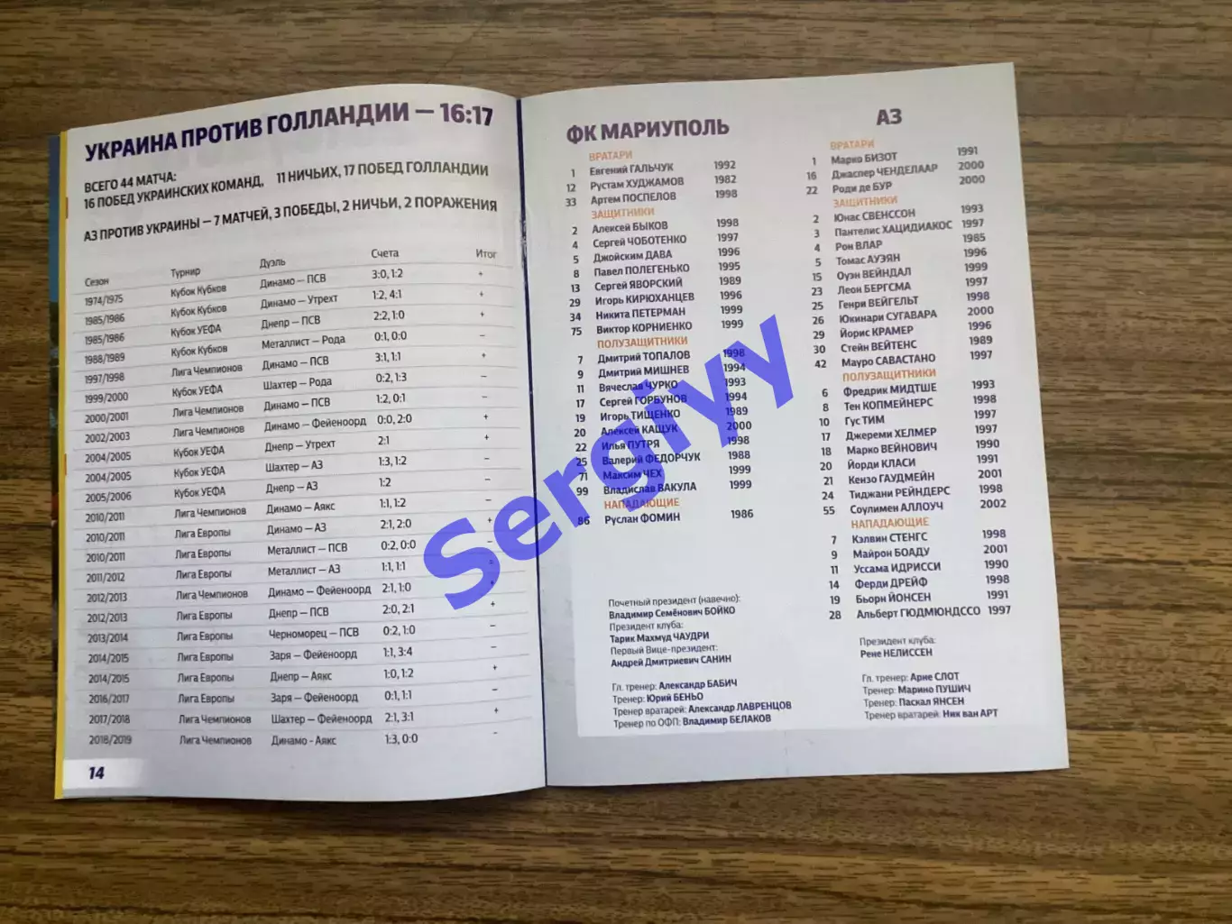 ФК Маріуполь - АЗ Нідерланди 2019 4