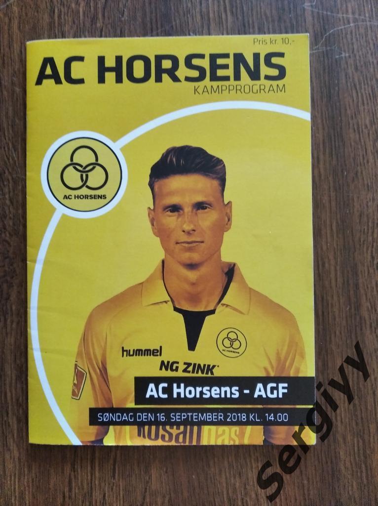AC Horsens- AGF 16.09.2018 ( Чемпионат Дании)