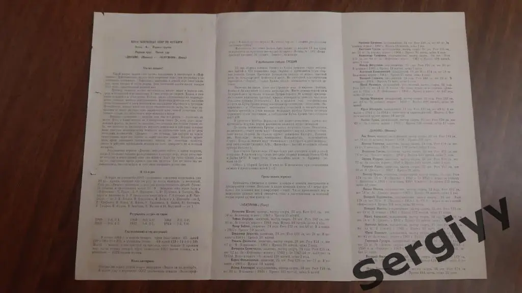 Динамо(Москва)- Нефтяник(Баку) 1965 1