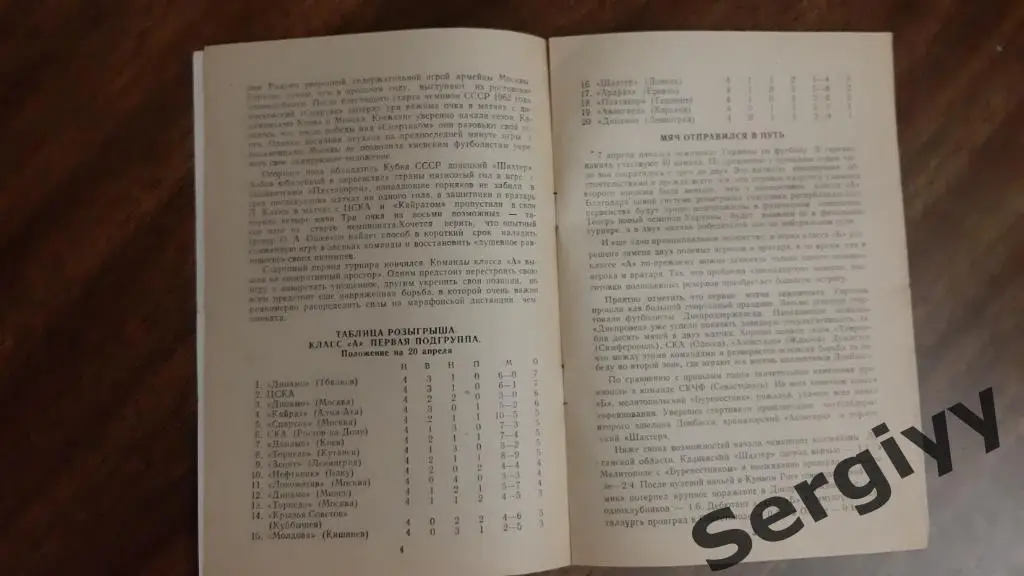 Трудовые резервы(Луганск)- Волга(Горький) 1963 1