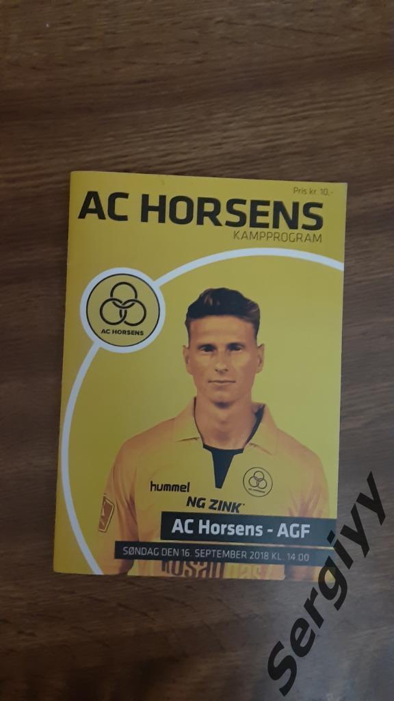 AC Horsens- AGF 16.09.2018 ( Чемпионат Дании)