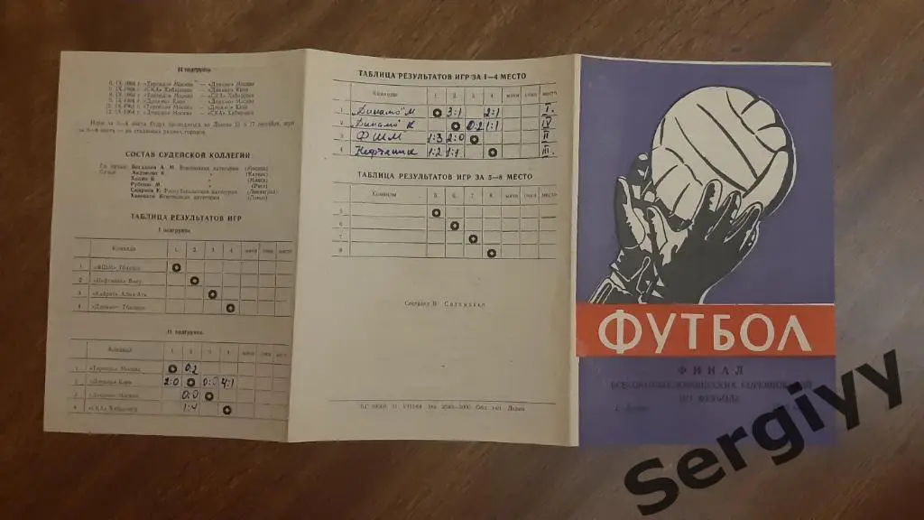 Финал всесоюзных юношеских соревнований по футболу (Львов 1964)