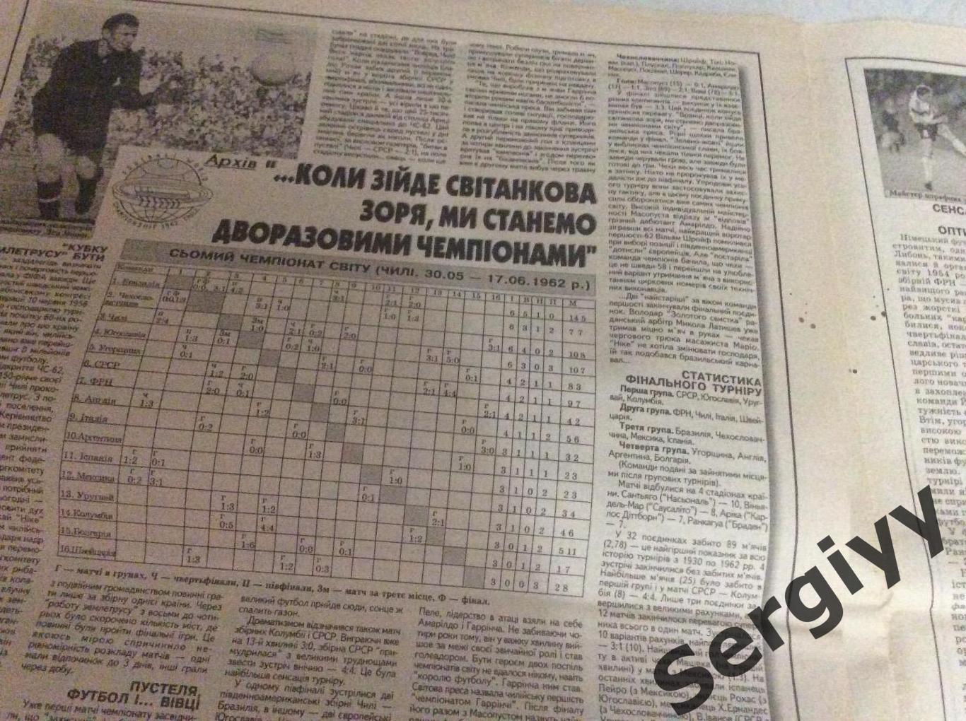 Український футбол номер 30 від 22.04.1998р 3