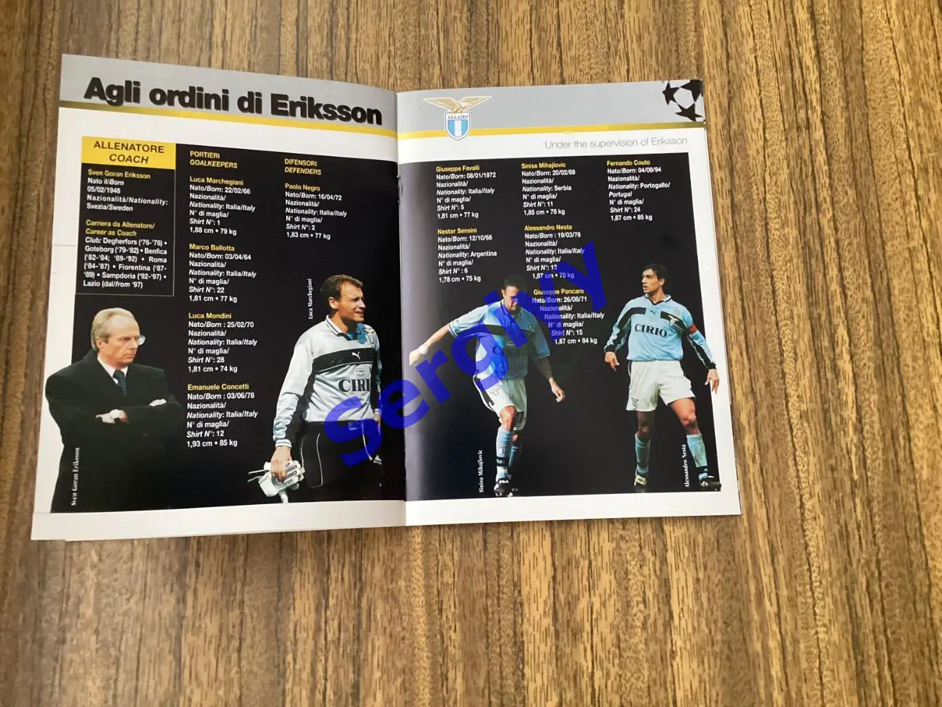 Лаціо Італія - Динамо Київ 1999 3