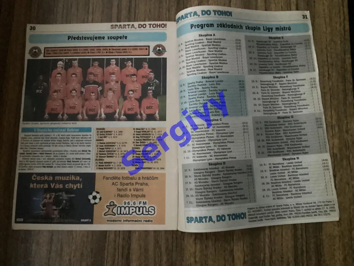 Спарта Прага - Шахтар Донецьк 2000 3