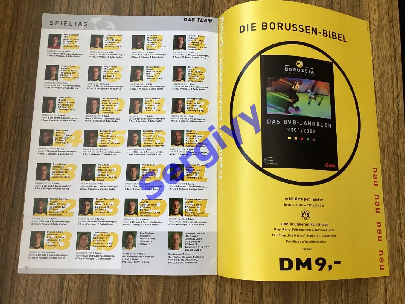 Борусія Німеччина - Шахтар Донецьк 2001 4