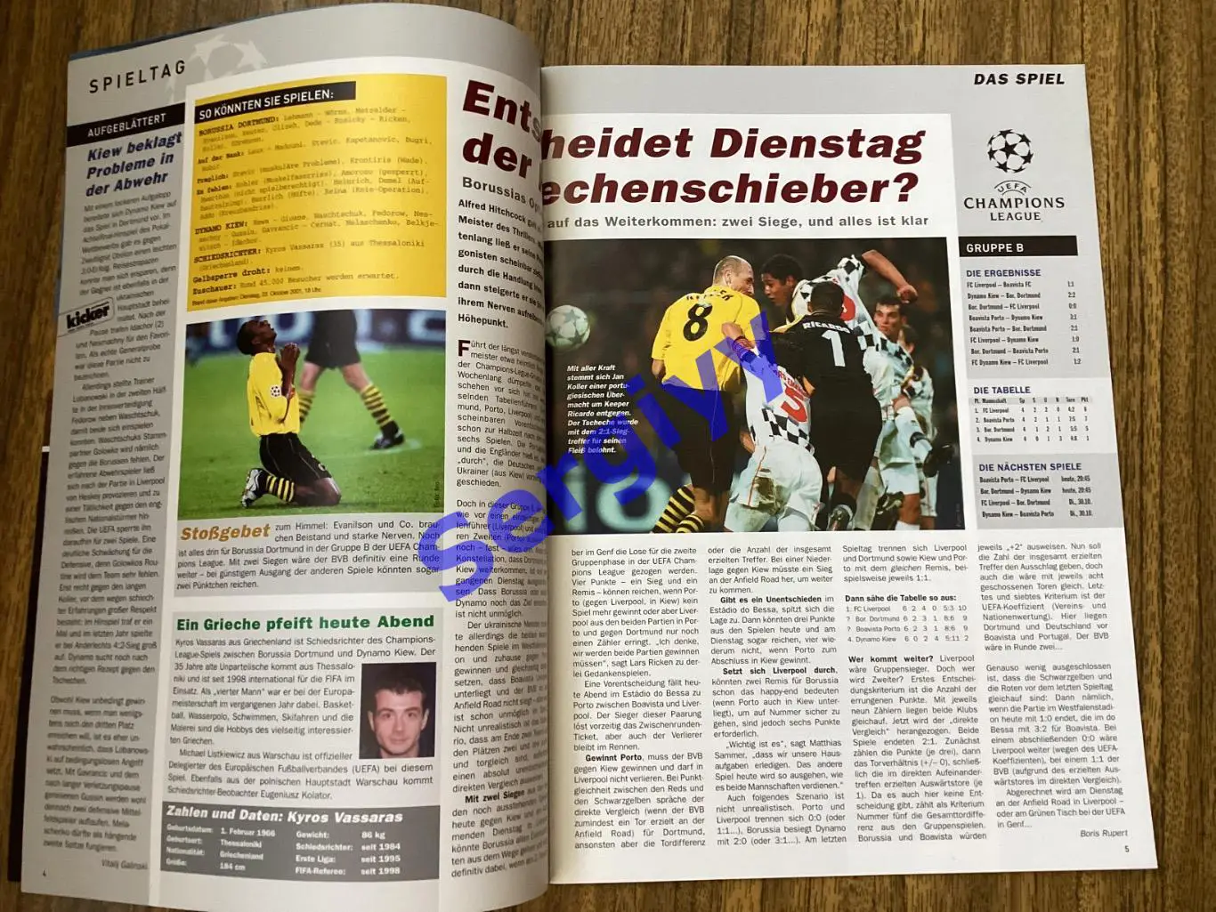 Борусія Німеччина - Динамо Київ 2001 1