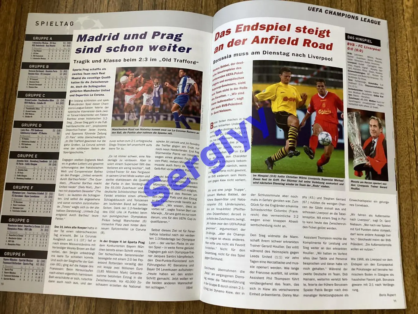 Борусія Німеччина - Динамо Київ 2001 4