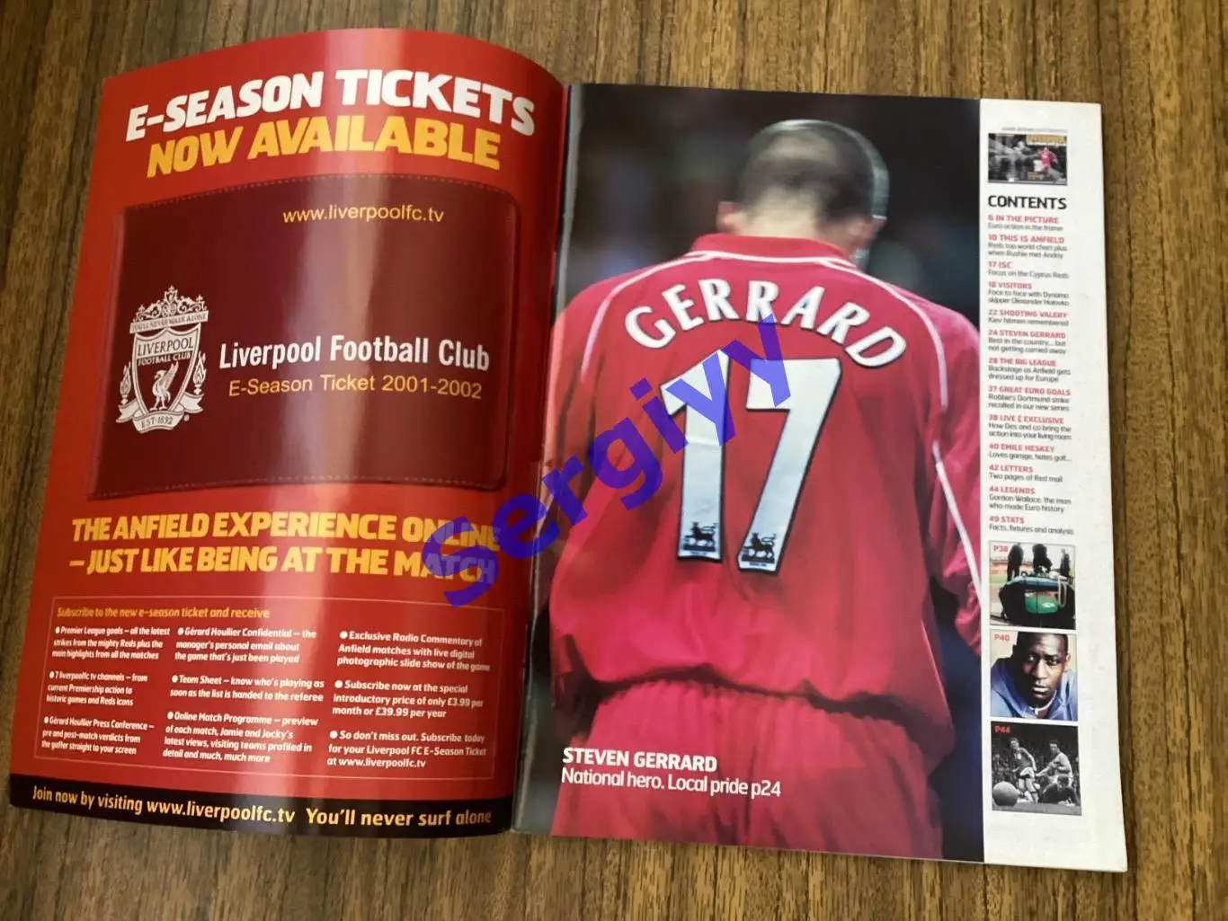 Ліверпуль Англія - Динамо Київ 2001 1