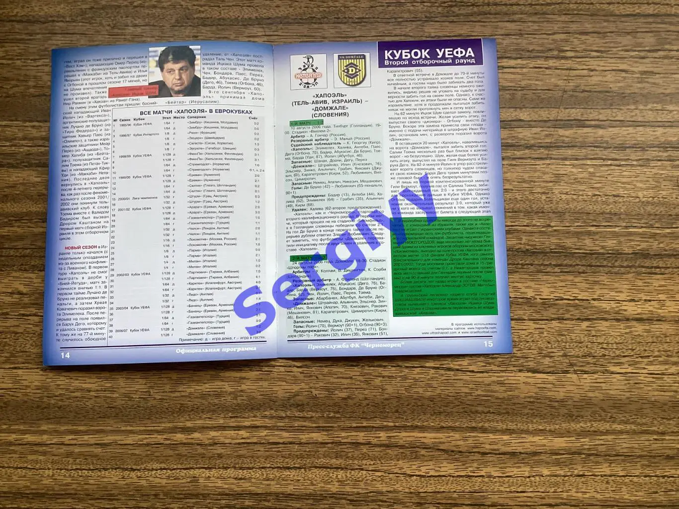 Чорноморець Одеса - Хапоель Ізраїль 2006 5