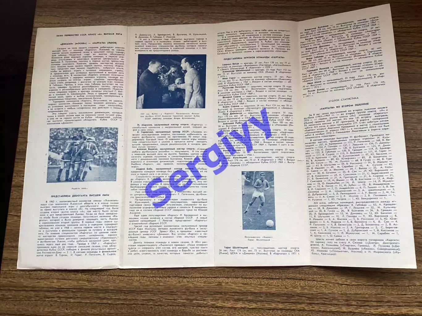 Динамо Москва - Карпати Львів 1971 1