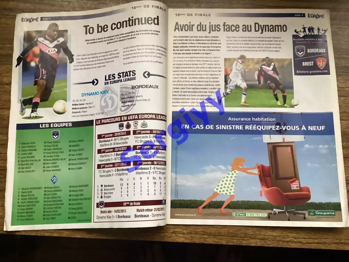 Бордо Франція - Динамо Київ 2013 1