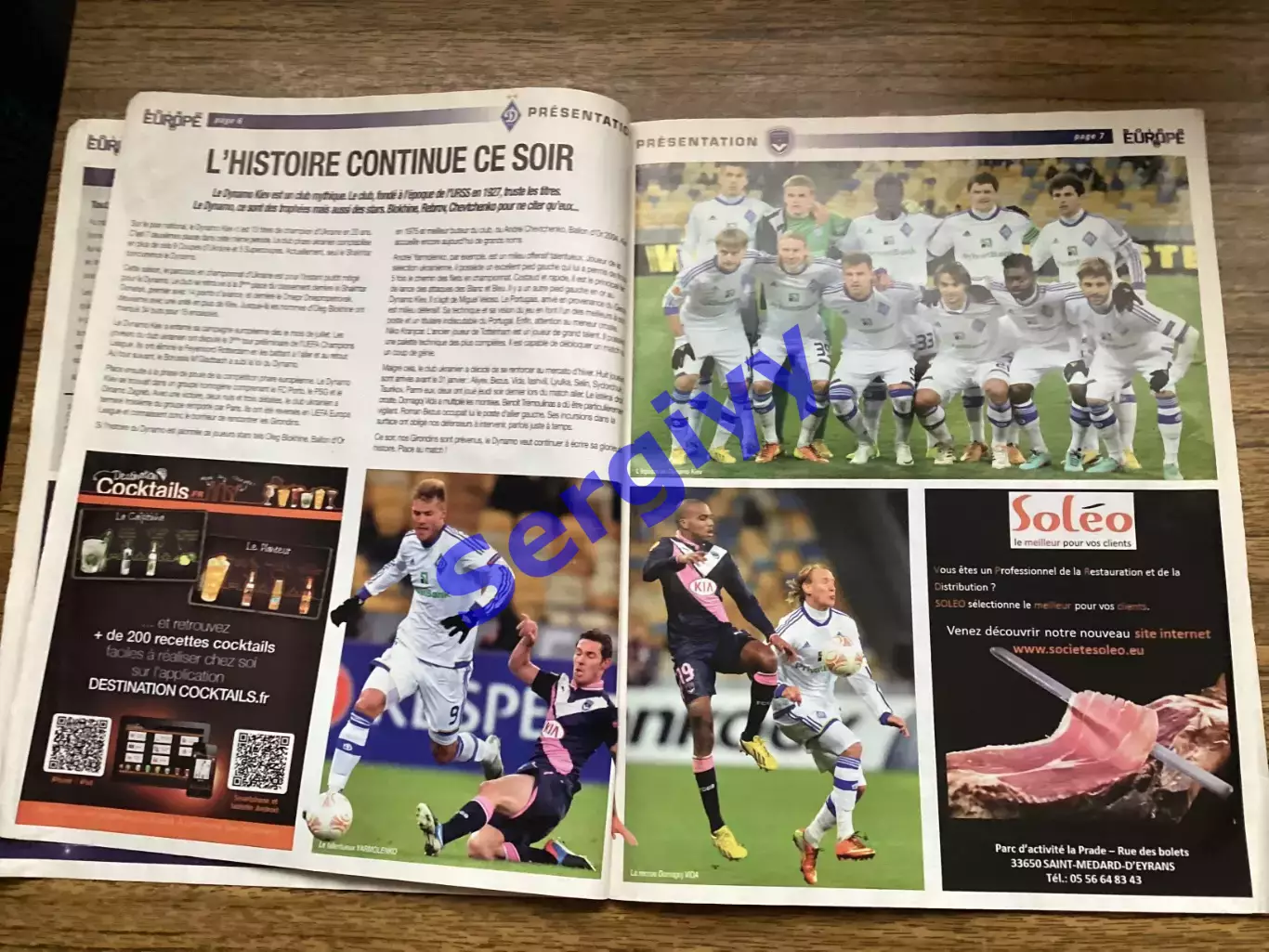 Бордо Франція - Динамо Київ 2013 3