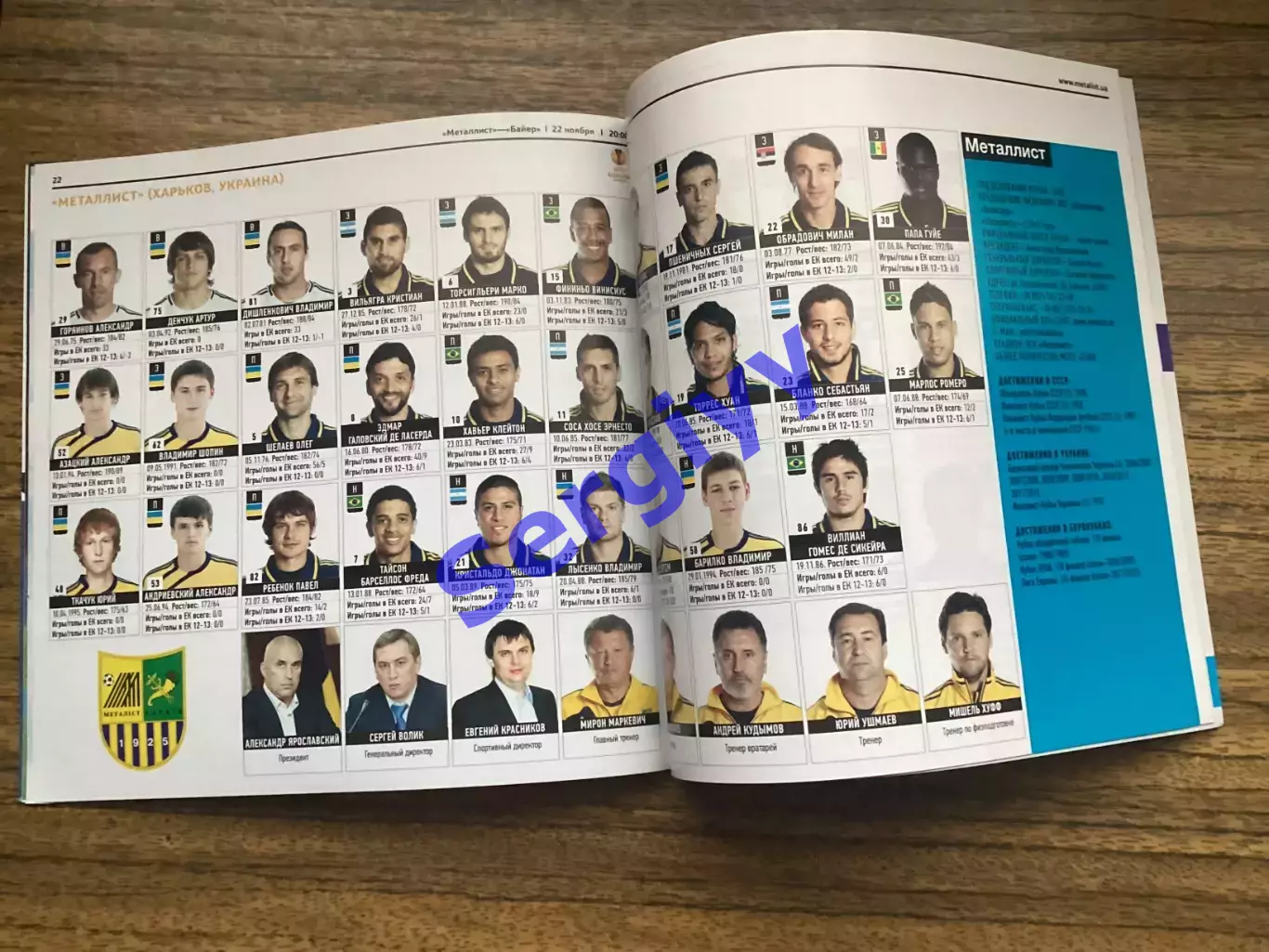 Металіст Харків - Байер Німеччина 2012 2