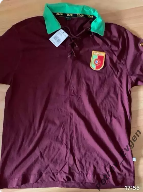 Футболка сб. Португалия ретро.