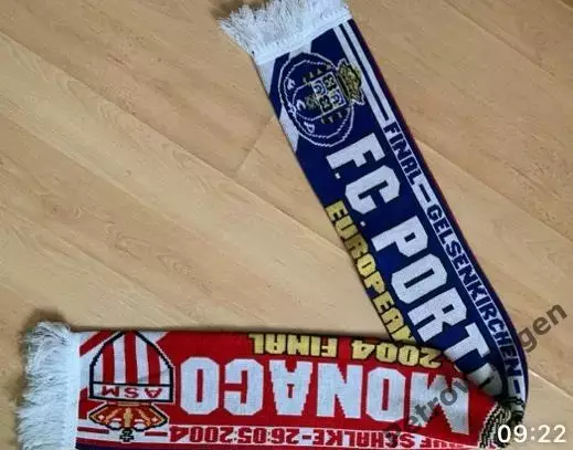 Шарф Финал Монако-Порто Еврокубки.