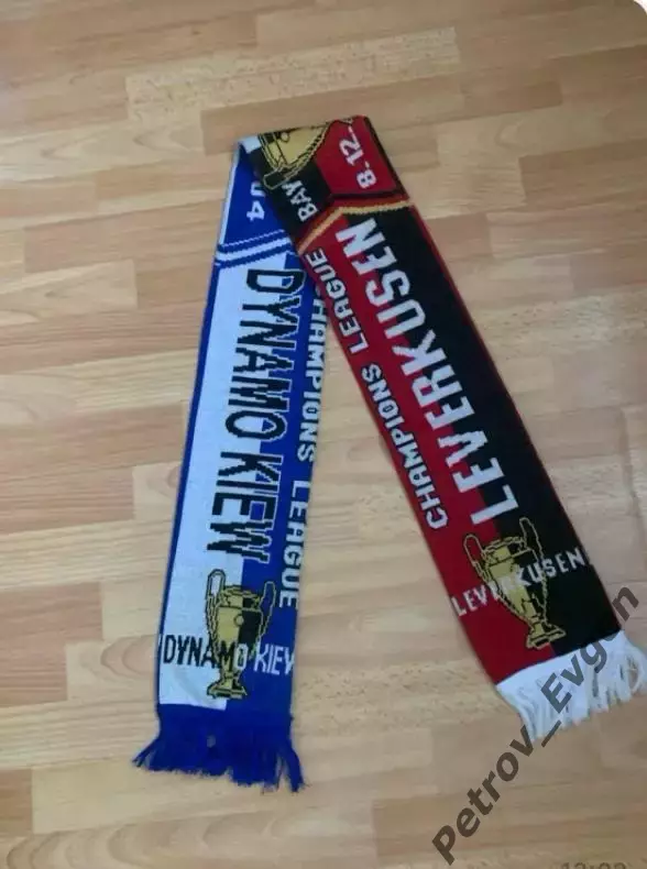 Шарф Байер Лв.-Динамо Киев.