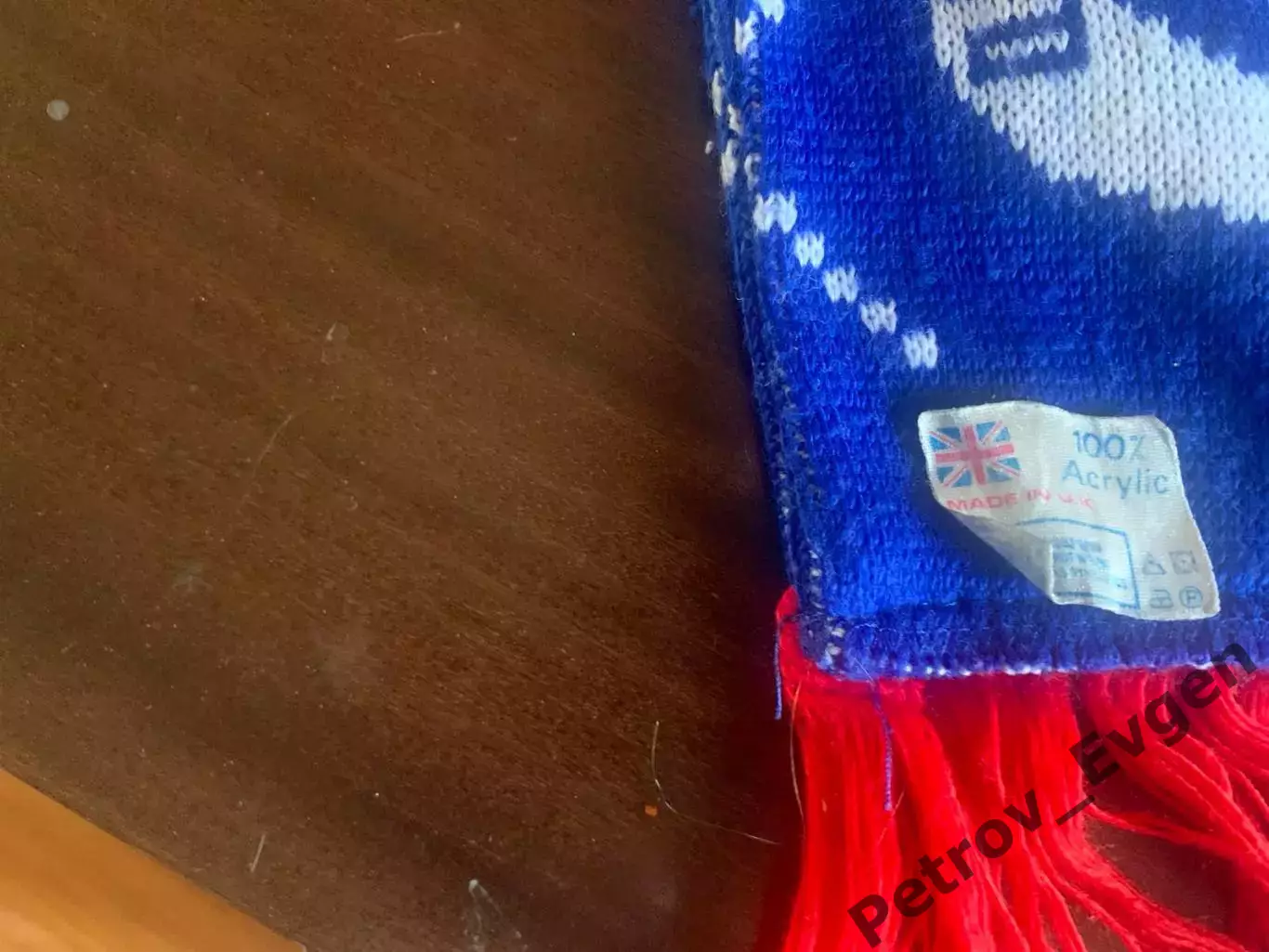 Шарф КПР Англия. 2