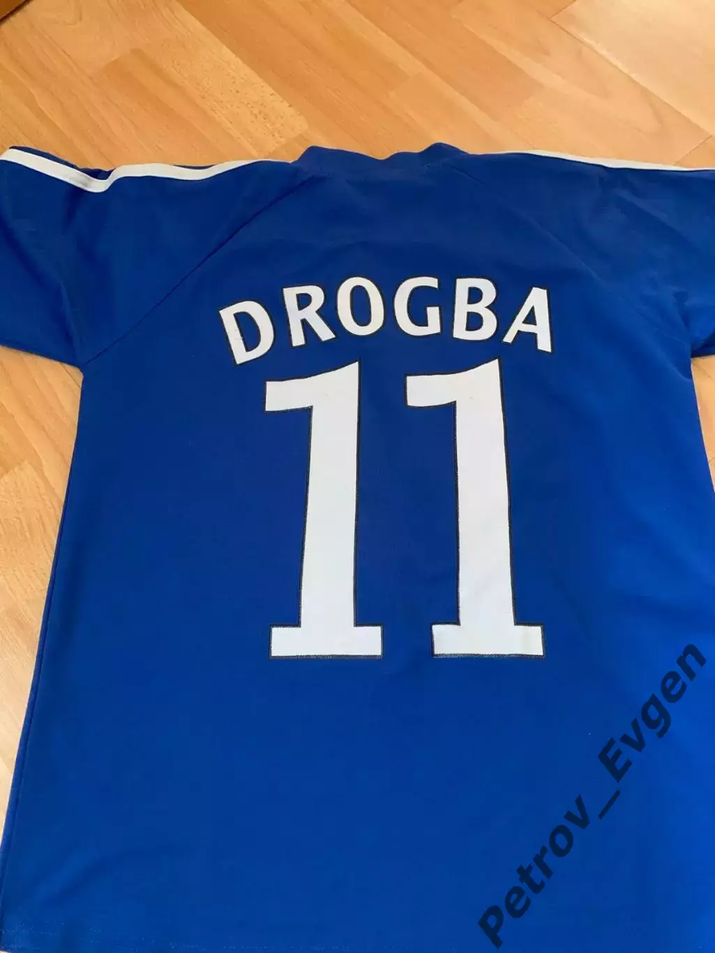 Футблка ретро Челси.Дрогба №11. 1