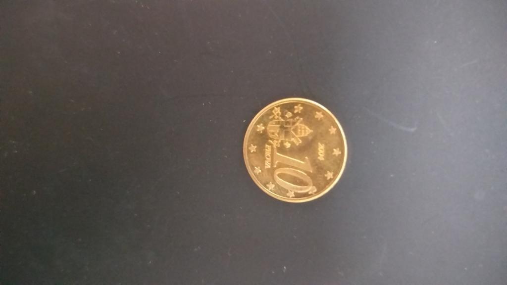 полный набор пробных монет евро и центов Ватикана 4