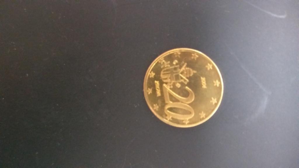 полный набор пробных монет евро и центов Ватикана 5