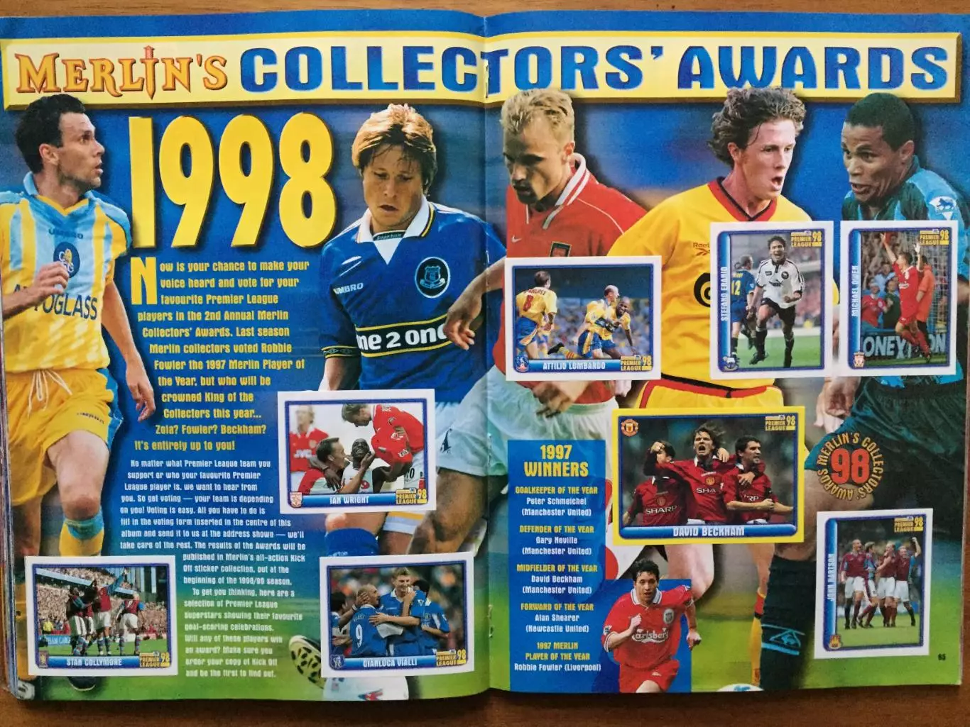 Альбом Мерлин Премьер-лига Англия 1998 3