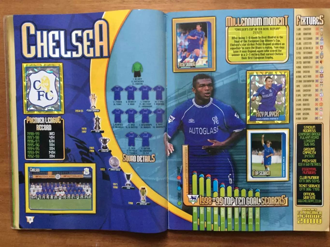 Альбом Мерлин Премьер-лига Англия 2000 3