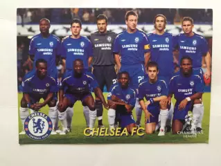 Карточка Челси Англия (мой футбол)