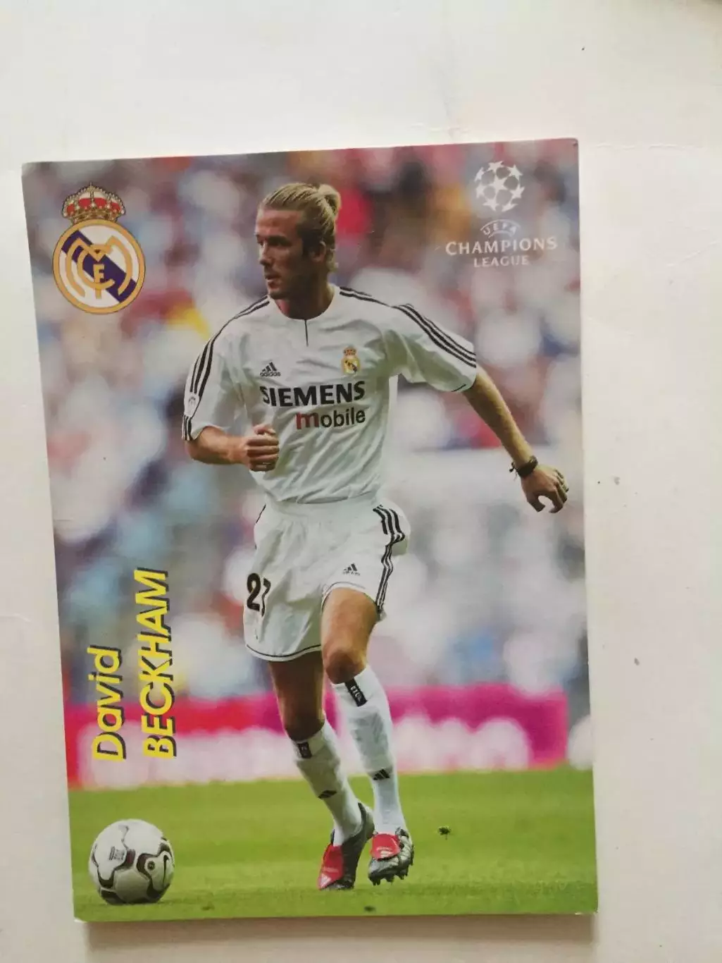 Карточка Дэвид Бекхэм Реал(мой футбол) №2