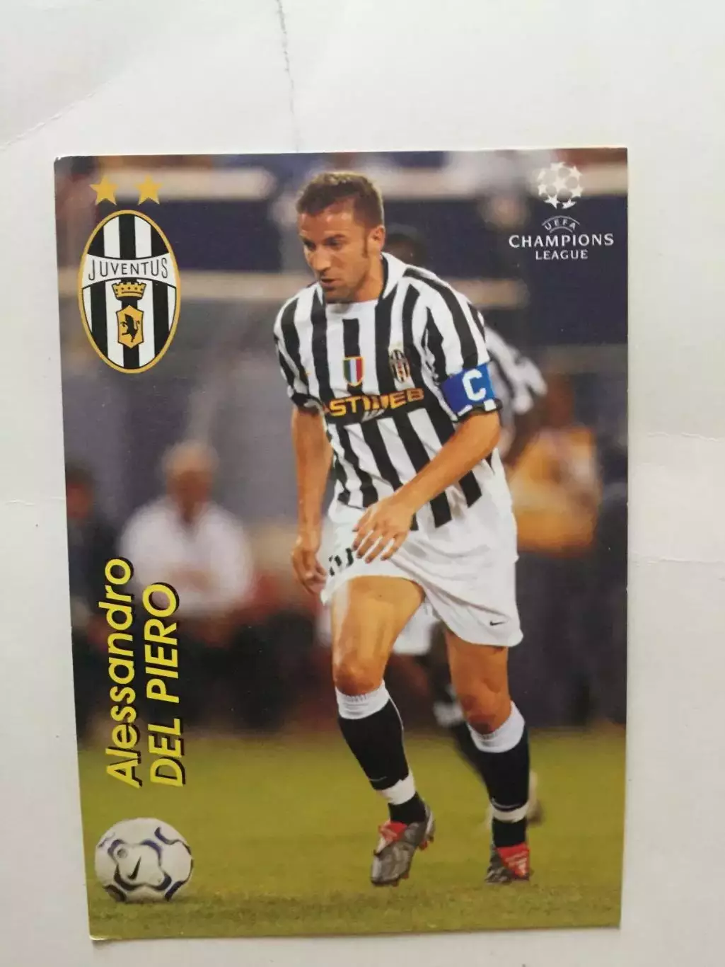 Карточка Алессандро Дель Пьеро(мой футбол)