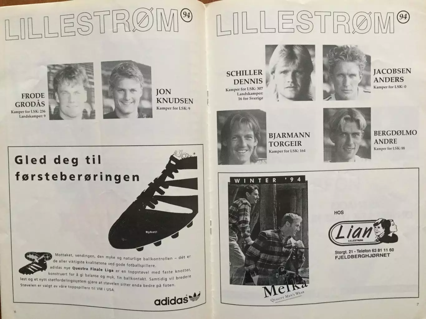 Кубок УЕФА Лиллестрем Норвегия - Шахтер Донецк 09.08.1994 1