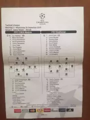 Лига Чемпионов ЦСКА Москва - ПСВ Голландия 2015