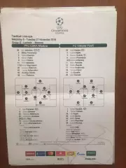 Лига Чемпионов ЦСКА Москва - Виктория Чехия 2018