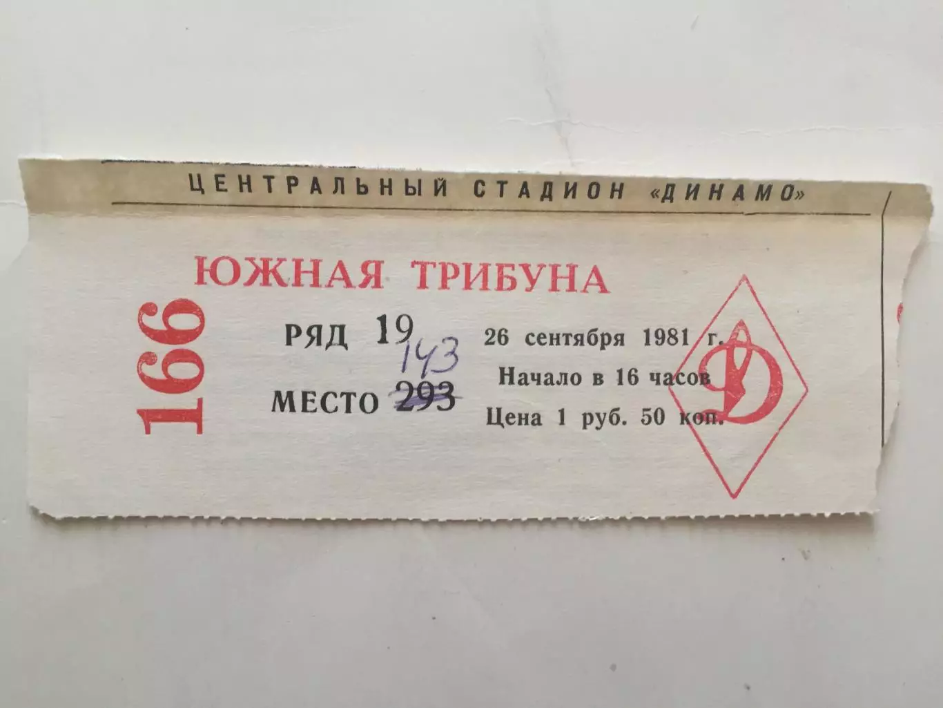 Динамо Москва - СКА Ростов-на-Дону 26.09.1981