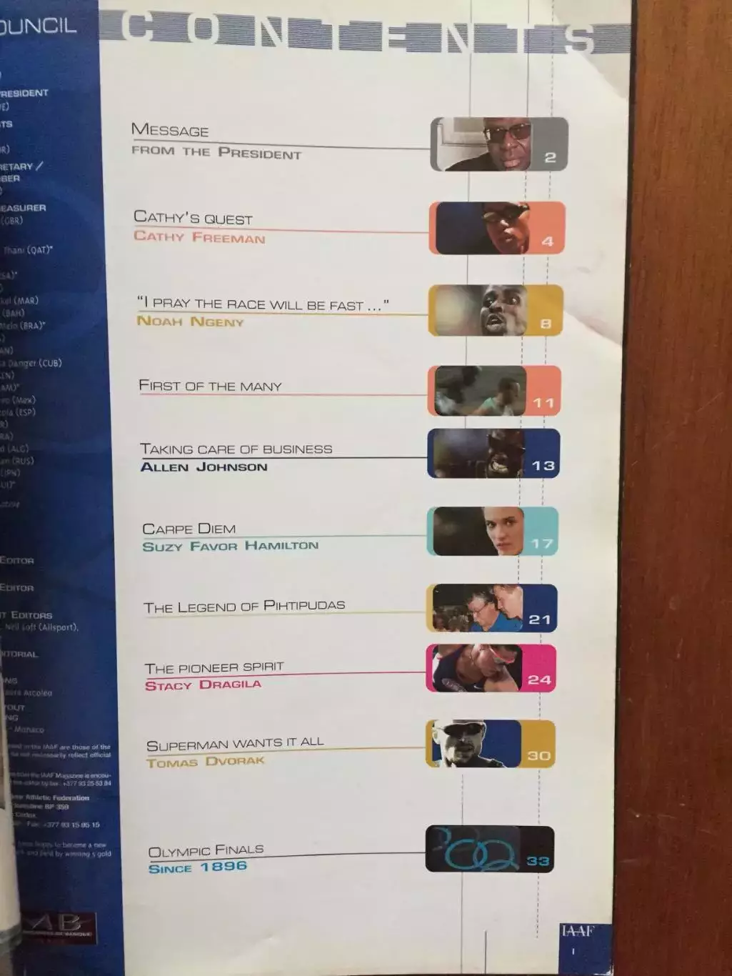 Легкая атлетика ИААФ 2000 1