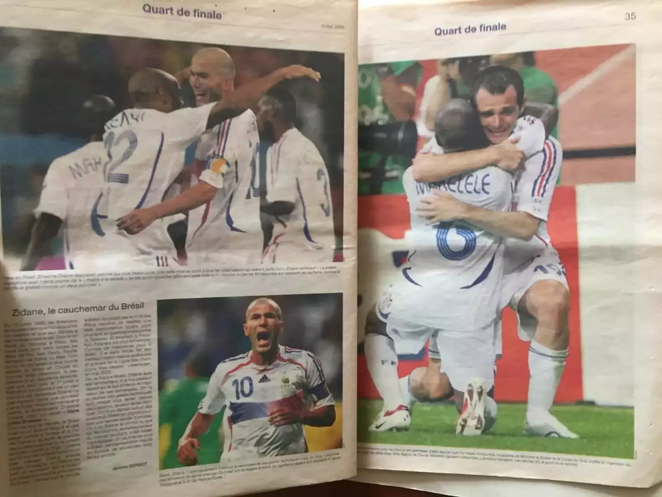 Газета Экип сб.Франция ЧМ 2006 спецвыпуск 3