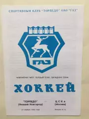 Торпедо Нижний Новгород - ЦСКА 22.11.1995