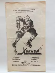 Химик Воскресенск - Торпедо Горький(Нижний) 21.02.1987