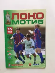 Локомотив Москва - ЦСКА 15.07.2003 постер Хохлов