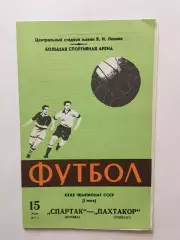 Спартак Москва - Пахтакор 15.05.1977