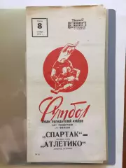 Кубок Кубков Спартак(Москва) -Атлетико Испания 08.11.1972