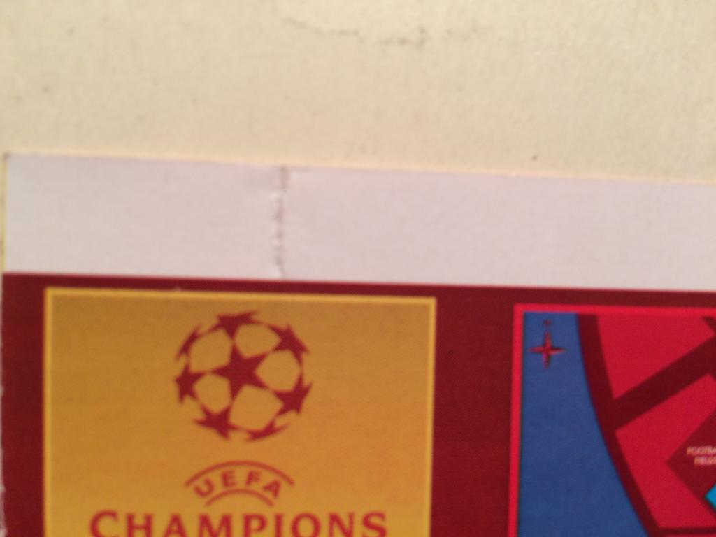 Билет Лига чемпионов 2007\2008 финал Челси-Манчестер Юнайтед 21.05.2008 2