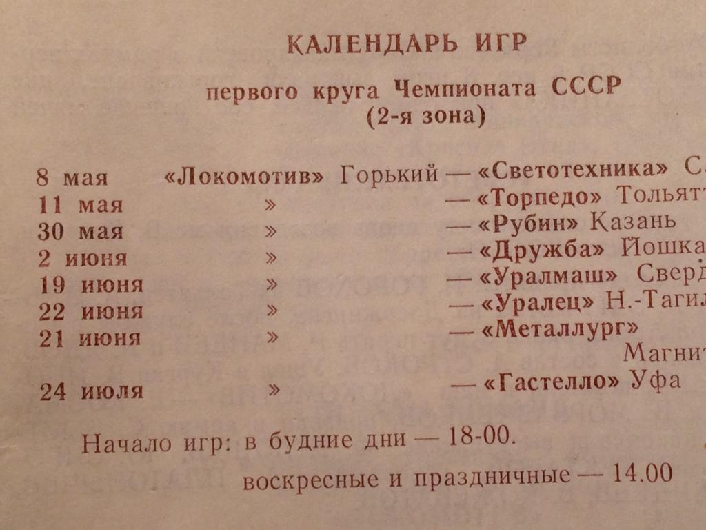 Футбол.Чемпионат СССР 2-я лига Локомотив Горький 1987 билет 2