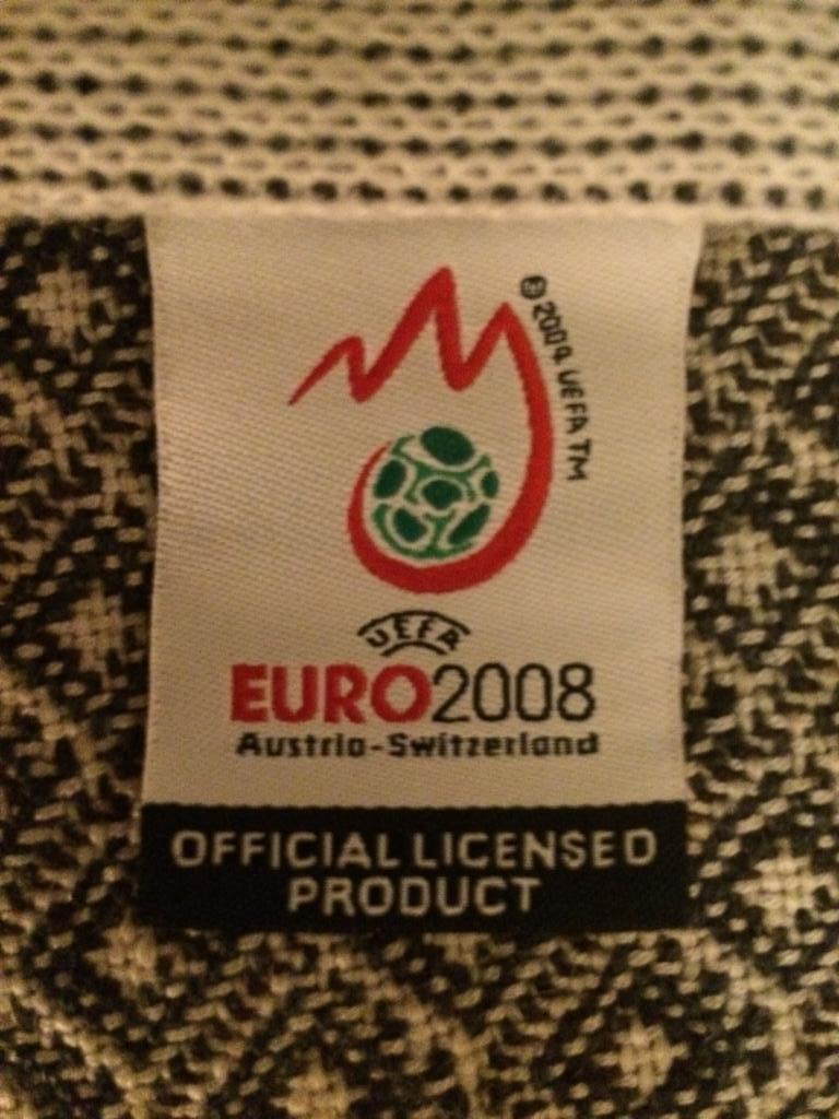 Евро-2008 Россия-Испания матчевый шарф 26.06.2008 официальная продукция. 2