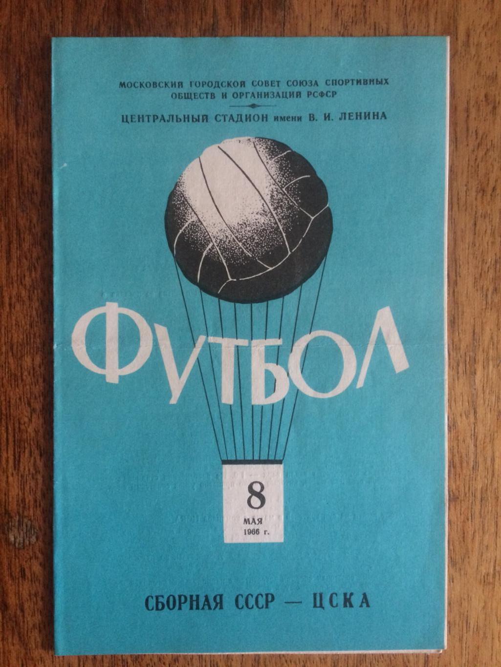 Футбол.СССР - ЦСКА 08.05.1966