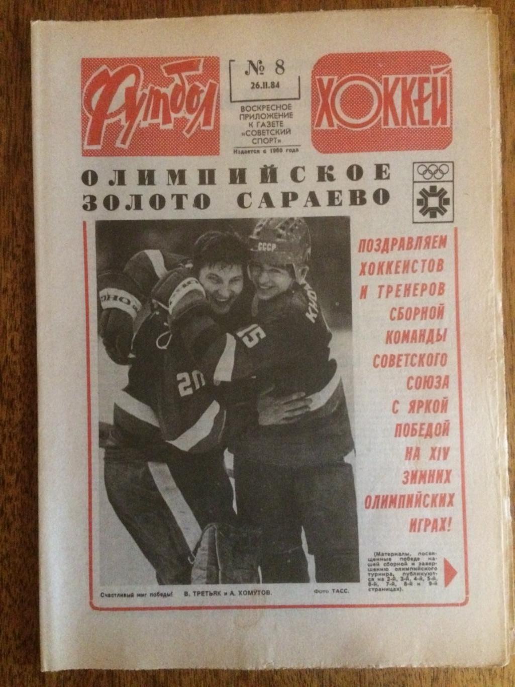 Футбол-Хоккей №8 1984