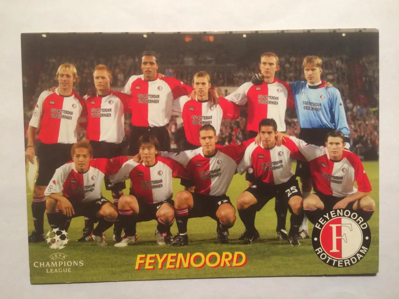 Карточка Фейеноорд Голландия Мой футбол Лига чемпионов