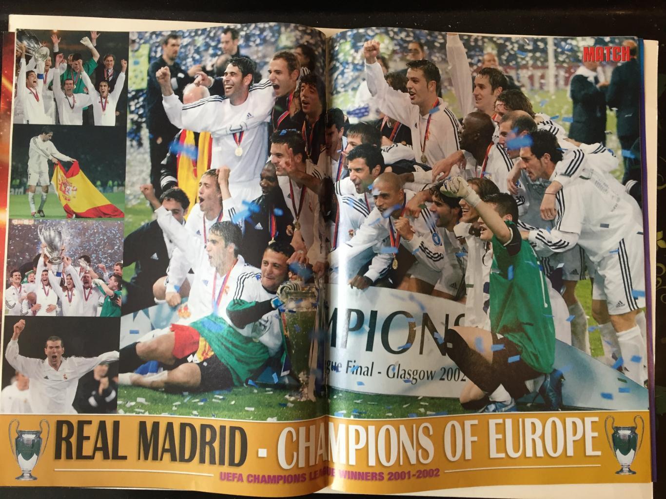 Журнал Матч(Англия) футбол май 2002 Реал лига чемпионов 1