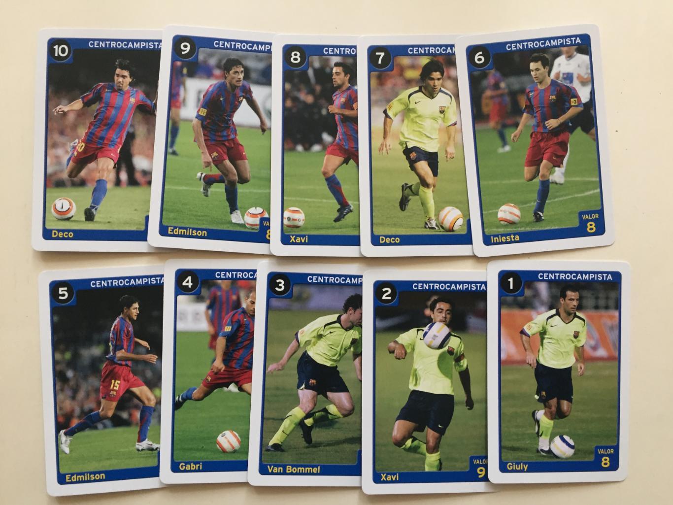 Карточки Барселона Испания 2005-2006 2